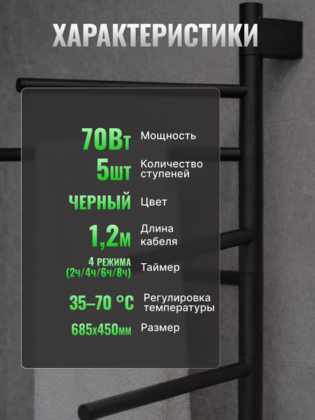 Полотенцесушитель Saniteco LD0253