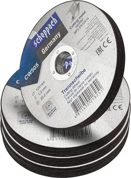 Набор отрезных дисков Scheppach Sch-CW505 - фото