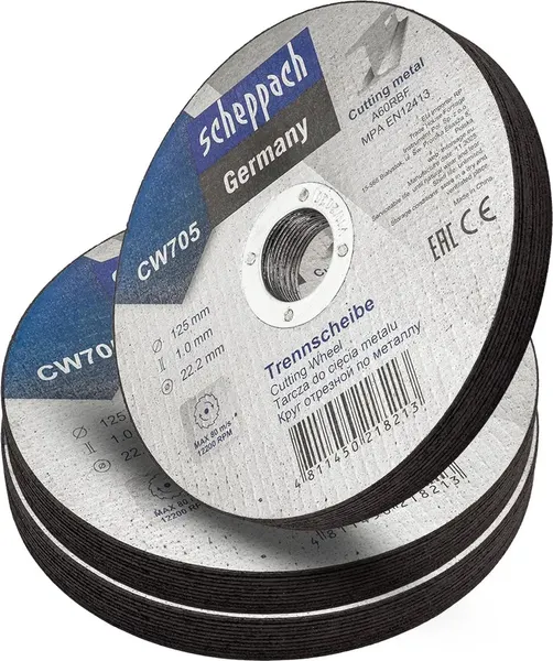 Набор отрезных дисков Scheppach Sch-CW705 - фото