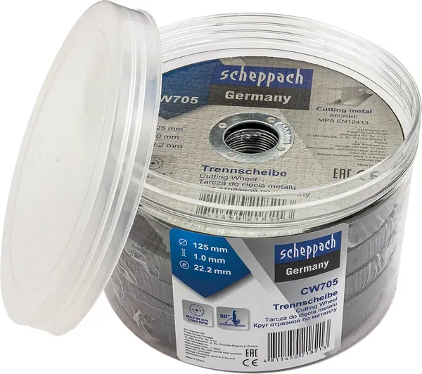 Набор отрезных дисков Scheppach Sch-CW705 - фото