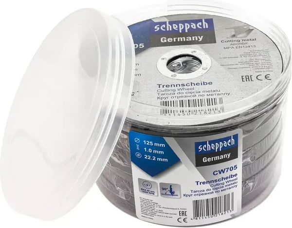 Набор отрезных дисков Scheppach Sch-CW705 - фото