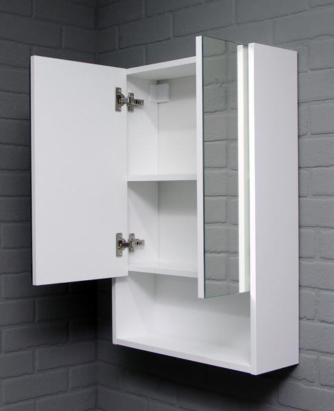 Шкаф с зеркалом для ванной Айсберг Ева 50 DA5920HZ