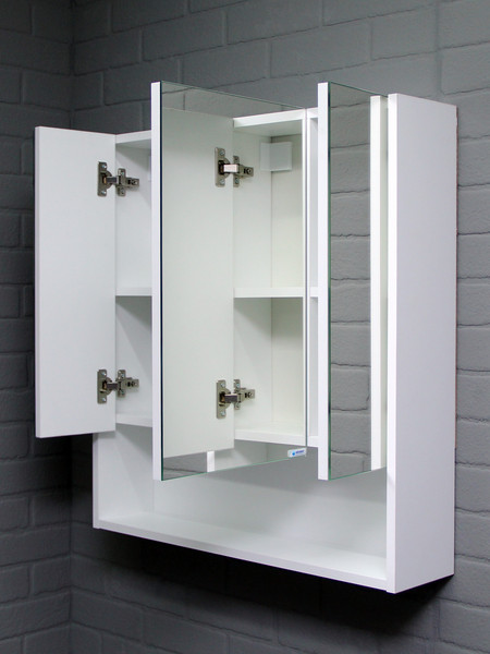 Шкаф с зеркалом для ванной Айсберг Ева 70 DA5922HZ