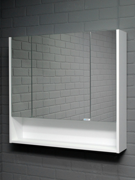 Шкаф с зеркалом для ванной Айсберг Ева 80 DA5923HZ - фото