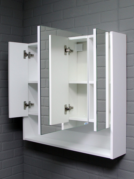 Шкаф с зеркалом для ванной Айсберг Ева 80 DA5923HZ
