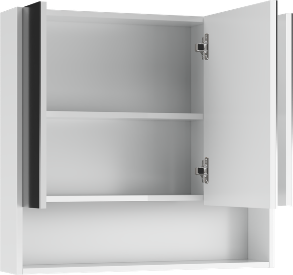 Шкаф с зеркалом для ванной Айсберг Ева 80 DA5923HZ