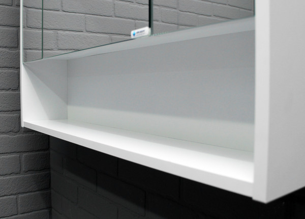 Шкаф с зеркалом для ванной Айсберг Ева 80 DA5923HZ