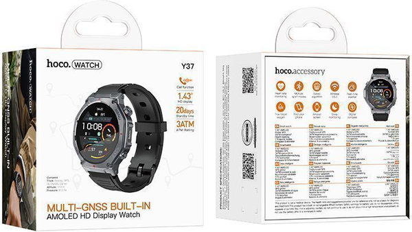 Умные часы Hoco Y37 Amoled+GPS Call Version