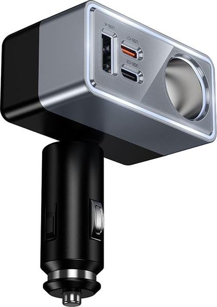 Адаптер питания автомобильный Hoco Z65A Smart