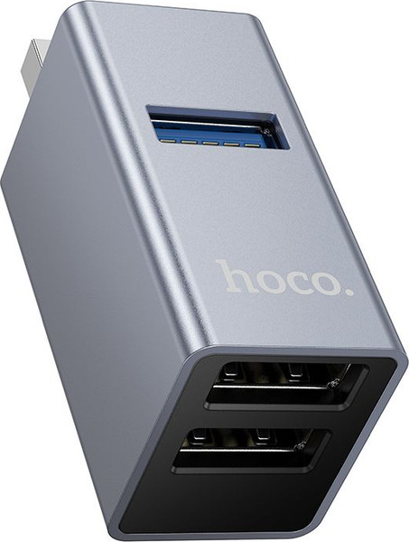USB-хаб Hoco HB54 Mini 3в1 - фото