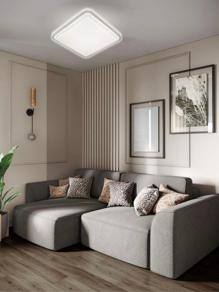 Потолочный светильник Aitin-Pro HY61040 2x60Вт 500x500 серый