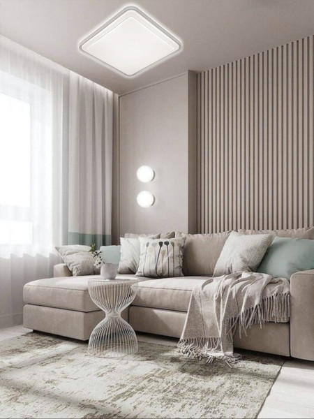 Потолочный светильник Aitin-Pro HY61040 2x60Вт 500x500 серый