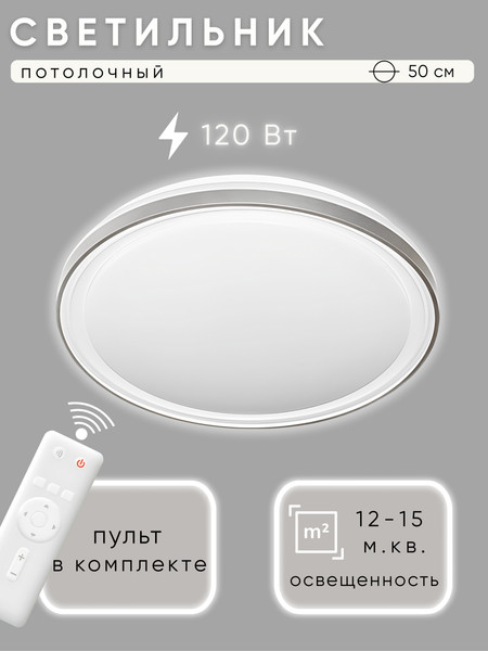 Потолочный светильник Aitin-Pro HY61516 2x60Вт D500 - фото