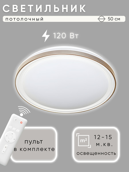 Потолочный светильник Aitin-Pro HY61516 2x60Вт D500 - фото