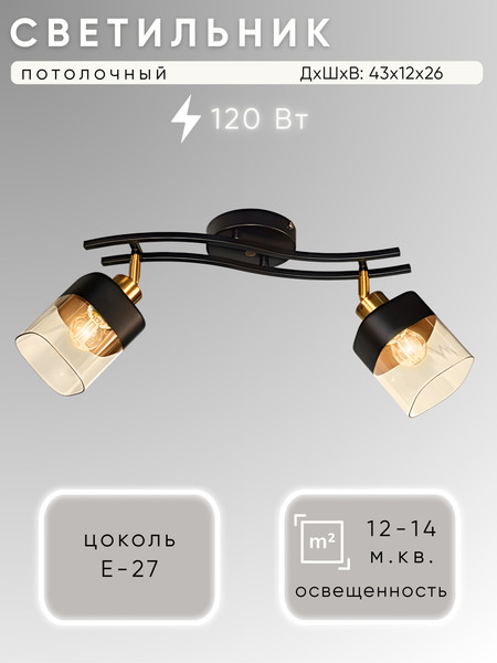 Спот Aitin-Pro НПБ 02-2x60-102 / 2779/2 - фото