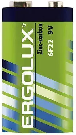 Комплект батареек Ergolux 6F22 SR1 / 12443