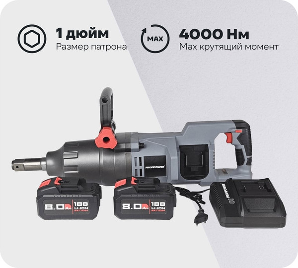 Аккумуляторный гайковерт Profipower T-4000NK / E0243 - фото