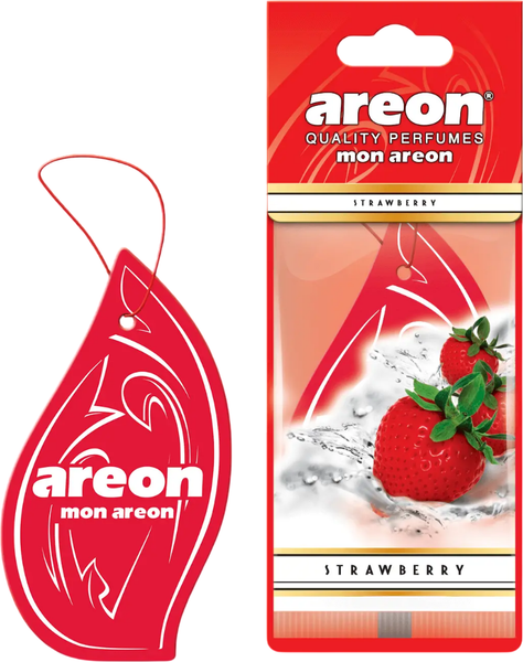Ароматизатор автомобильный Areon Mon Strawberry / ARE-MA40 - фото