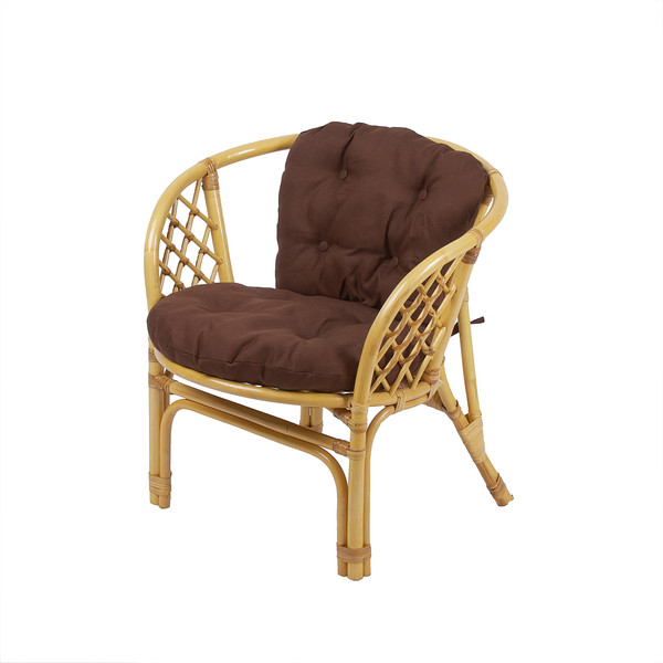Кресло садовое Мебель Солнца Багама 01/17В (мед/коричневый) - фото