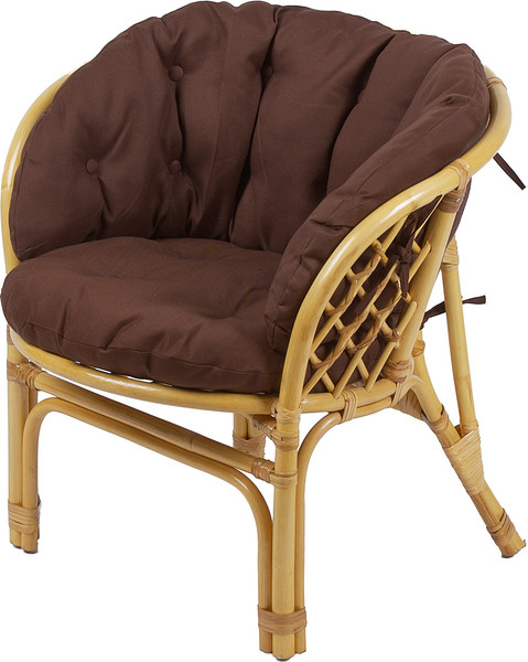 Кресло садовое Мебель Солнца Багама 01/17В (мед/бордово-коричневый) - фото