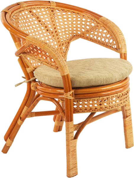 Кресло садовое Мебель Солнца Пеланги 02/15В (коньяк/бежевый) - фото