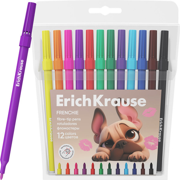Фломастеры Erich Krause Frenchie / 65029 - фото