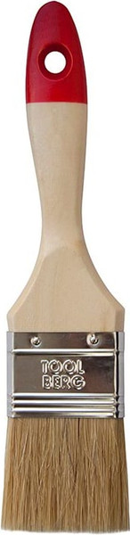Кисть малярная Toolberg Плоская Классик Эксперт 75мм деревянная рукоятка - фото
