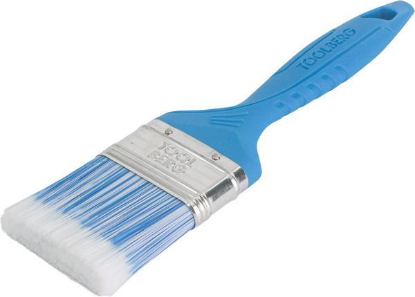 Кисть малярная Toolberg Плоская Лазурит стандарт 50мм пластиковая рукоятка