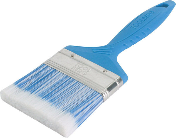 Кисть малярная Toolberg Плоская Лазурит стандарт 75мм пластиковая рукоятка
