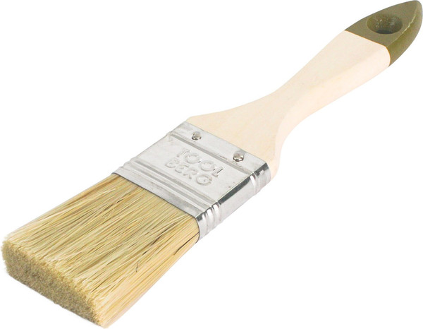 Кисть малярная Toolberg Плоская Микс стандарт 38мм деревянная рукоятка