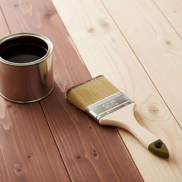 Кисть малярная Toolberg Плоская Микс стандарт 50мм деревянная рукоятка - фото