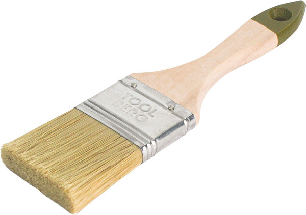 Кисть малярная Toolberg Плоская Микс стандарт 50мм деревянная рукоятка