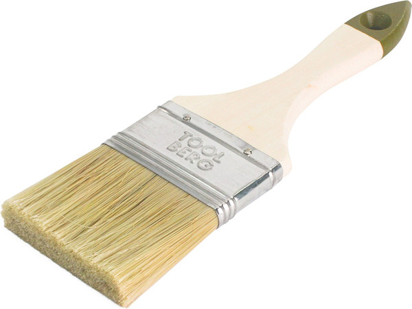 Кисть малярная Toolberg Плоская Микс стандарт 63мм деревянная рукоятка