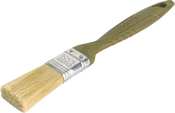 Кисть малярная Toolberg Плоская Микс стандарт 25мм пластиковая рукоятка