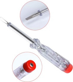 Индикаторная отвертка Workpro WP295001 с тестером напряжения