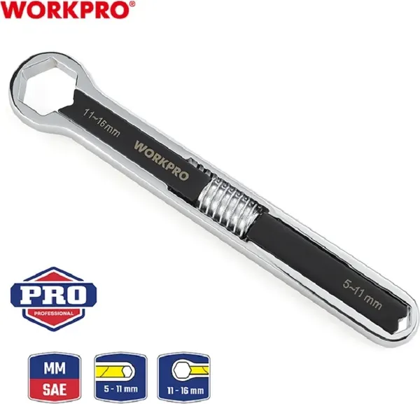 Гаечный ключ Workpro Разводной WP272017