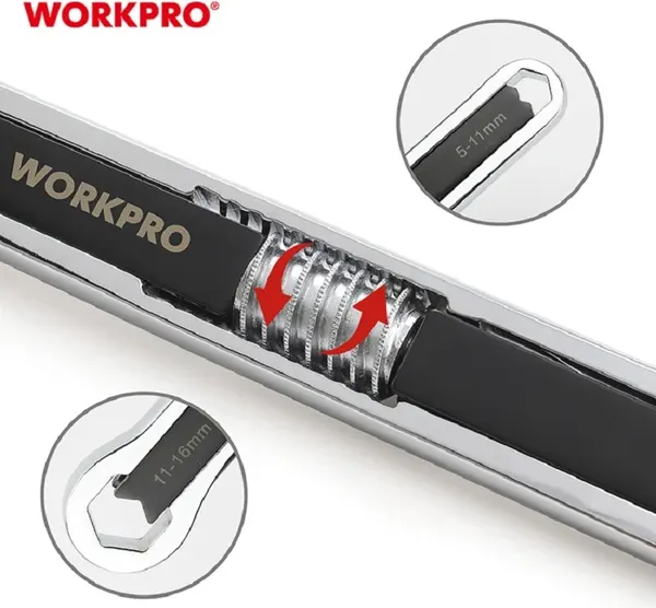 Гаечный ключ Workpro Разводной WP272017