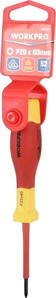 Отвертка Workpro VDE PZ0x60мм / WP341019