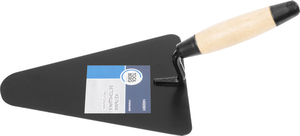 Кельма Лакра Т4Р треугольник КБ сталь деревянная рукоятка - фото