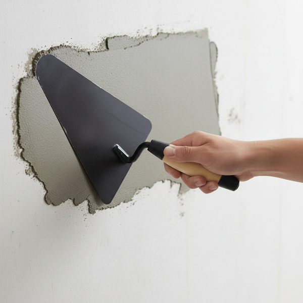 Кельма Лакра Т4Р треугольник КБ сталь деревянная рукоятка