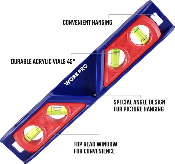 Уровень строительный Workpro WP262028