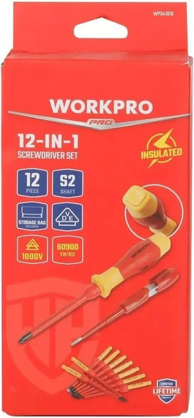 Набор отверток Workpro WP341018