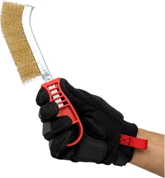 Щетка слесарная Лакра Проволочная Т4Р Латунная