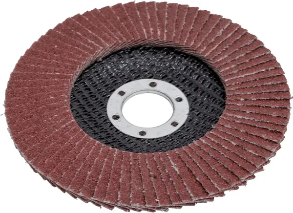 Шлифовальный круг Лакра Лепестковый торцевой 125x22мм Р80
