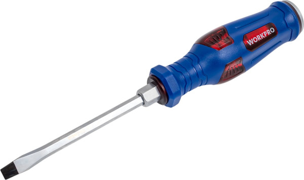 Отвертка Workpro SL6.5X100мм / WP221202 - фото