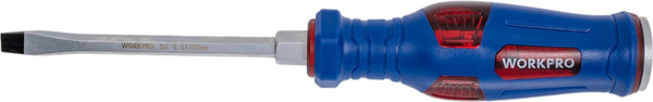 Отвертка Workpro SL6.5X100мм / WP221202