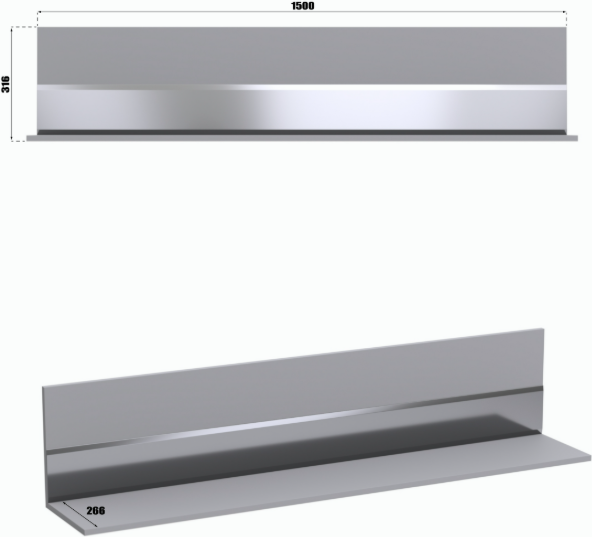 Полка Кастанье Дезире навесная