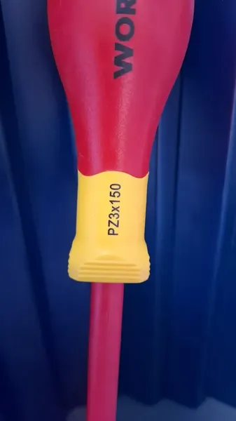 Отвертка Workpro VDE PZ3x150мм / WP341022