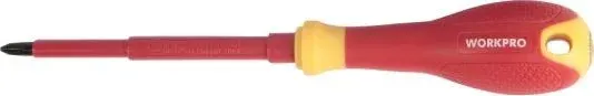 Отвертка Workpro VDE PH1x100мм / WP341028 - фото
