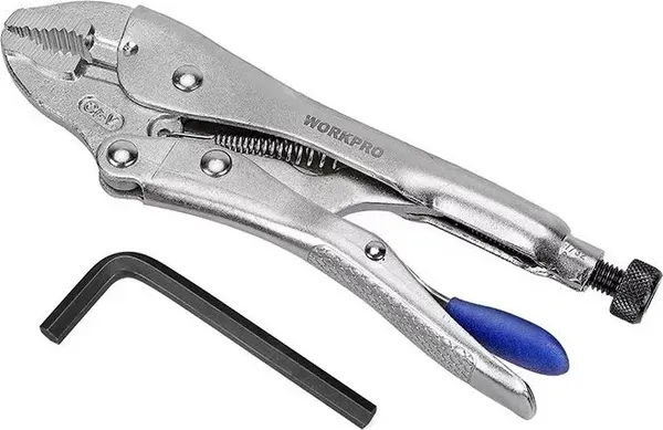 Гейферный зажим Workpro 180мм / WP231159 - фото